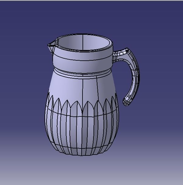 arrow jug best for 3d printing and producing 3D print model_13