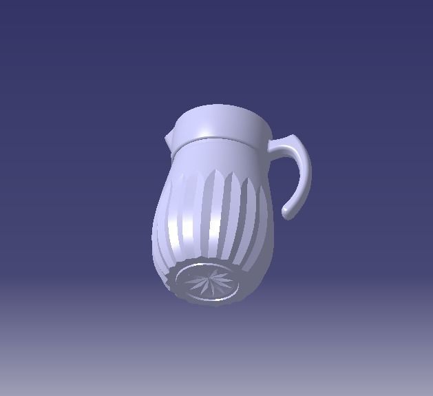 arrow jug best for 3d printing and producing 3D print model_8