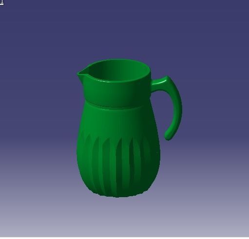arrow jug best for 3d printing and producing 3D print model_5