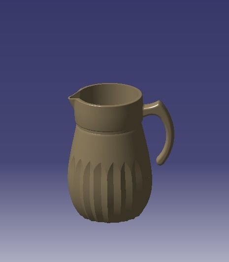 arrow jug best for 3d printing and producing 3D print model_6