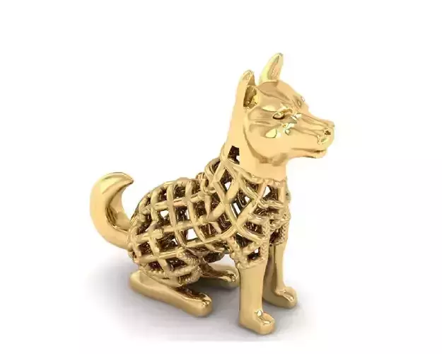 DOG holow Free 3D model