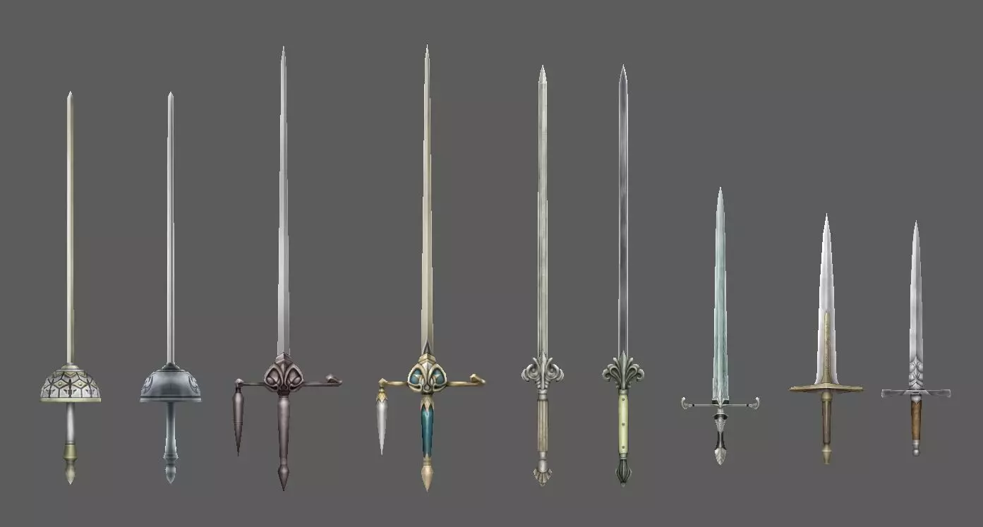 weapon sword Free low-poly 3D model