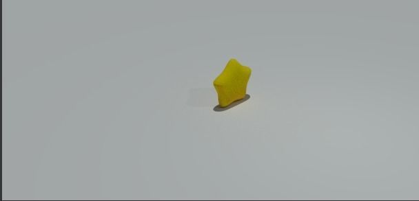 Rundes Stern Modell Low-poly 3D model_2