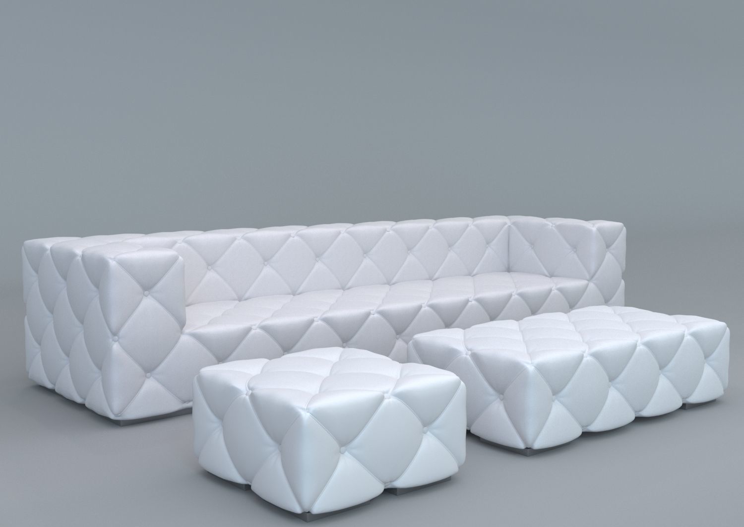 Sofa set 1 3D model_9