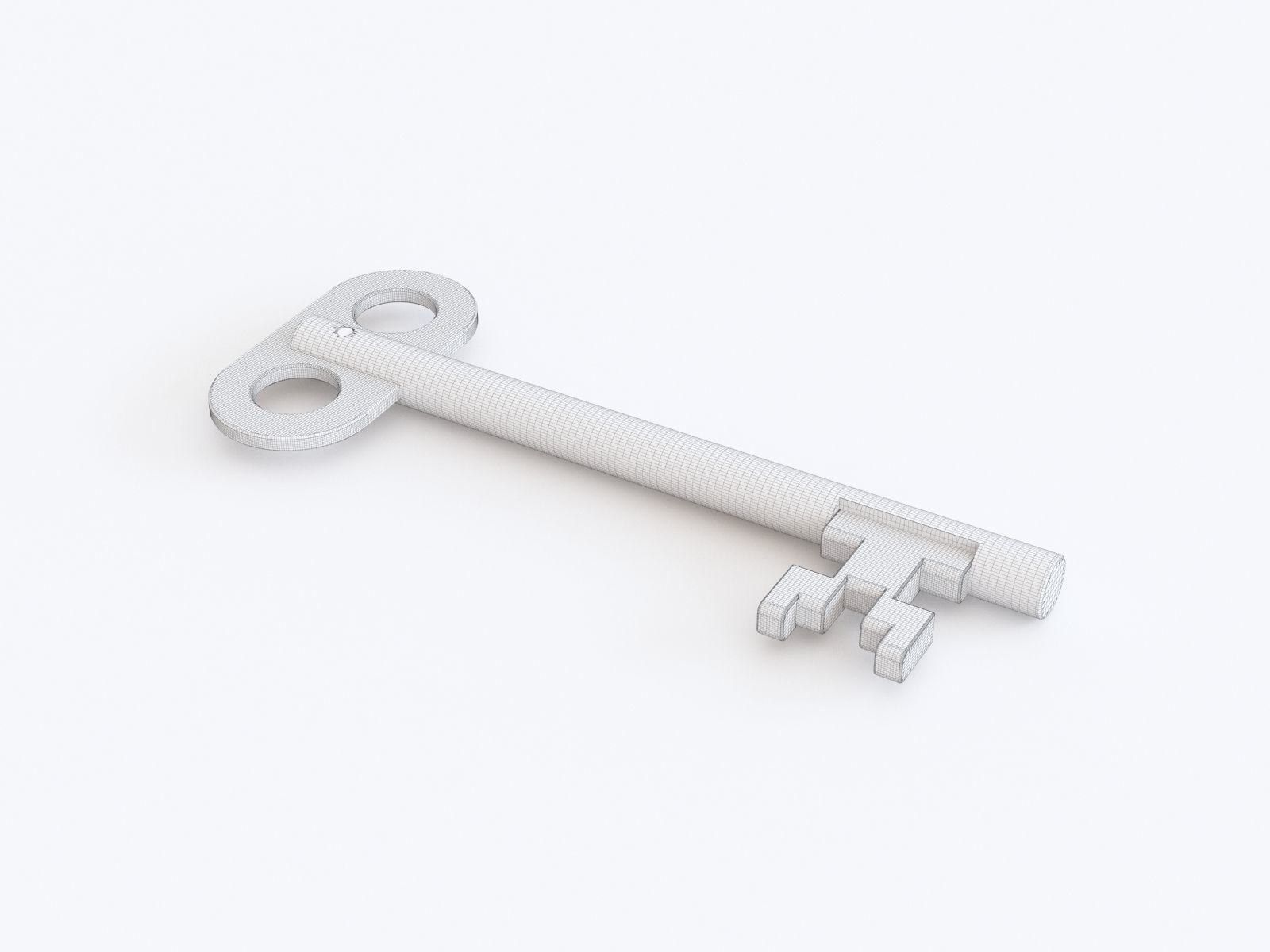 Key 27 3D model_1