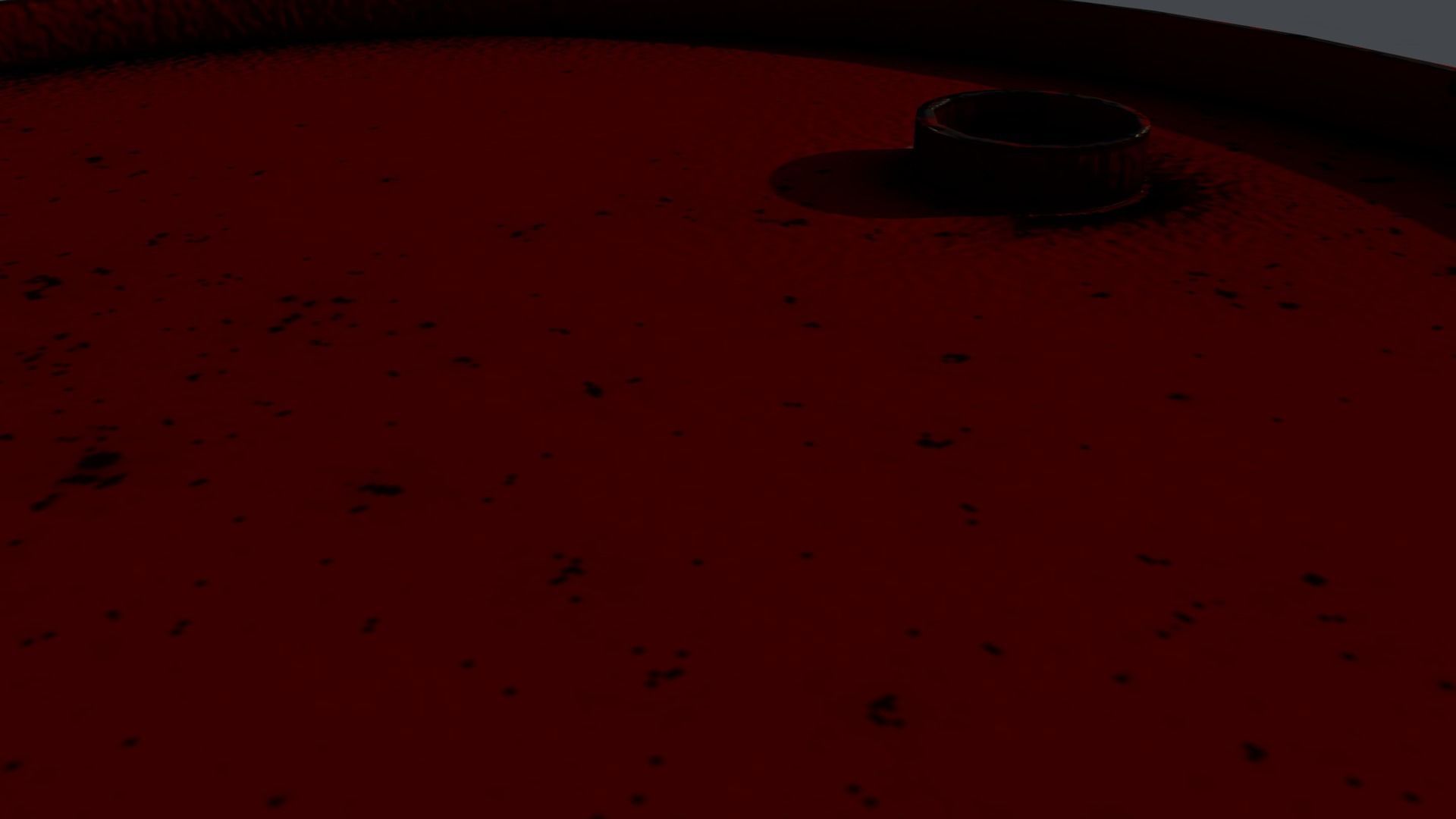 Oil Drum Low-poly 3D model_2