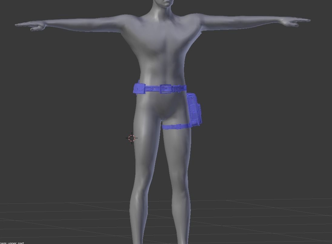 Bags set 3D model_22