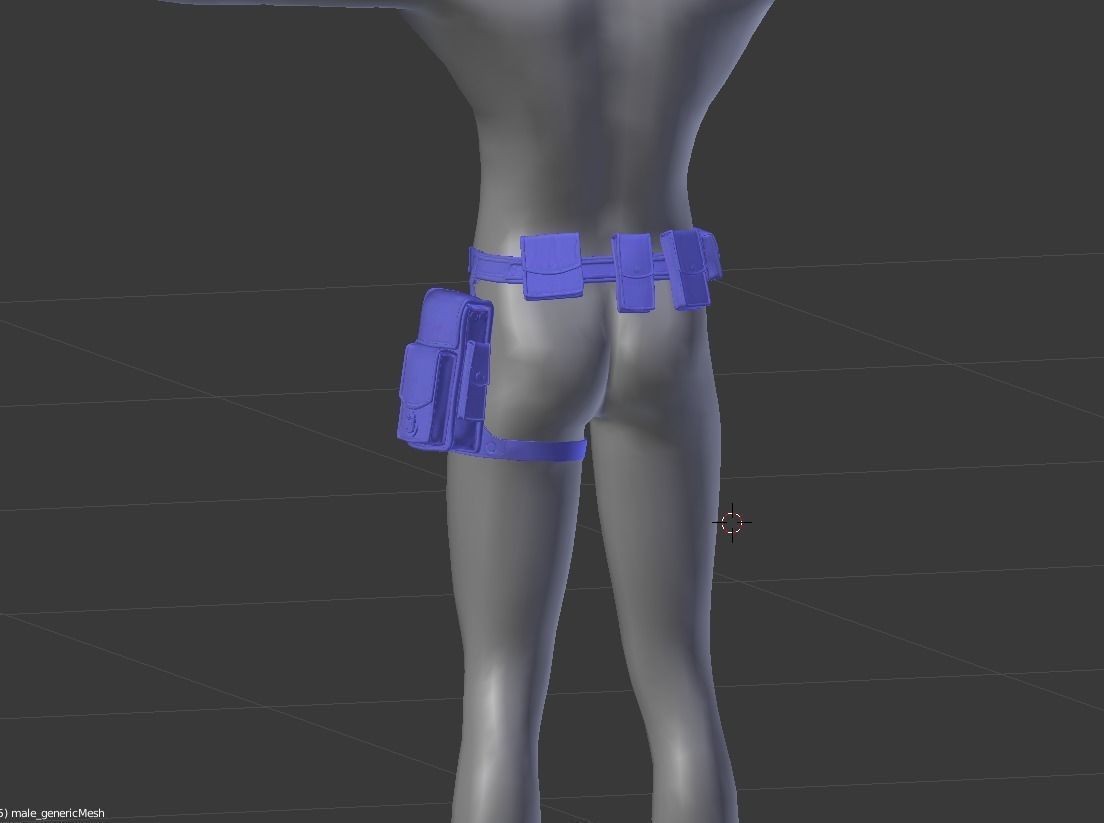 Bags set 3D model_23