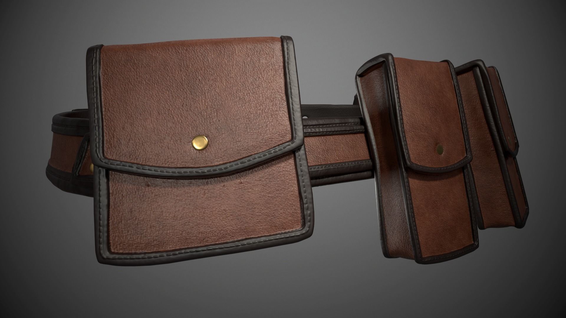 Bags set 3D model_12