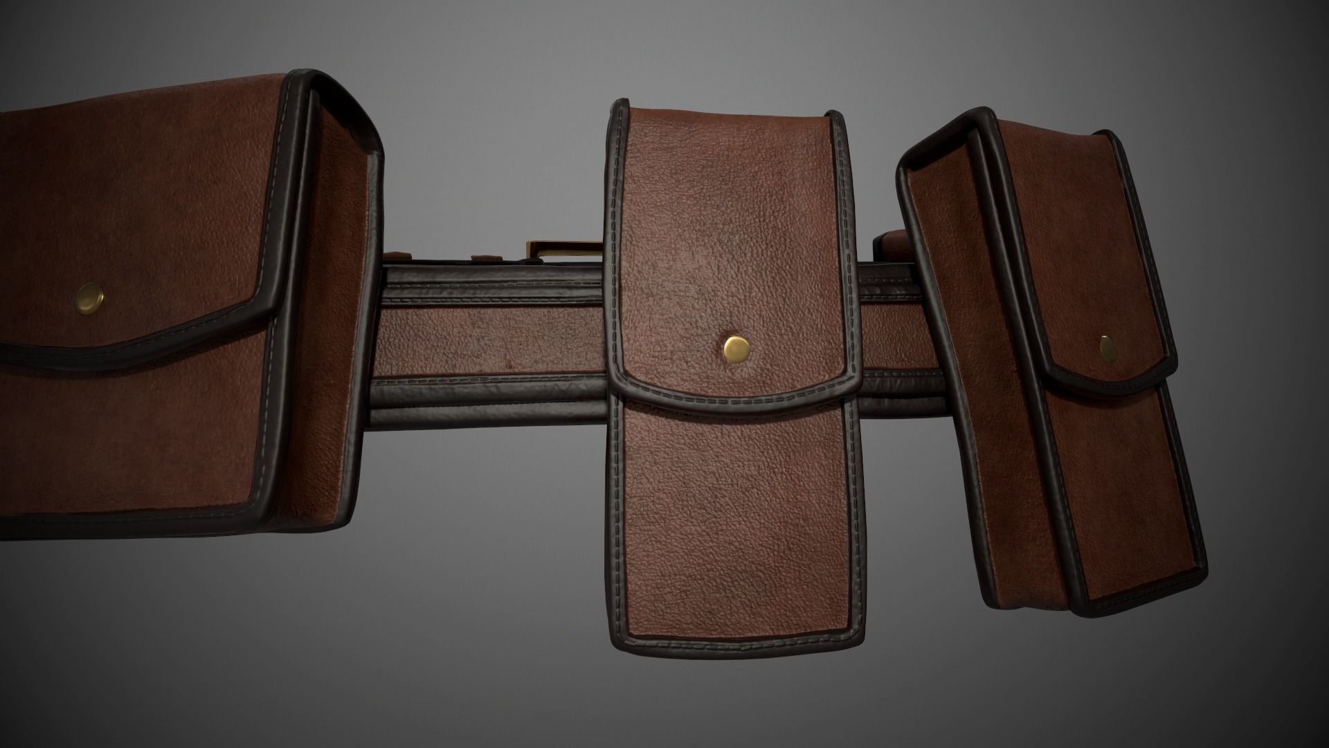 Bags set 3D model_10