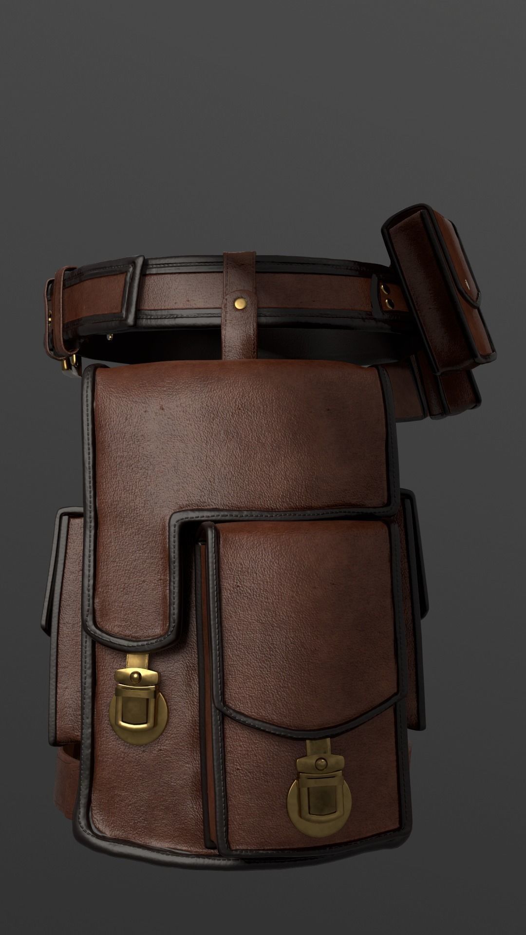 Bags set 3D model_2