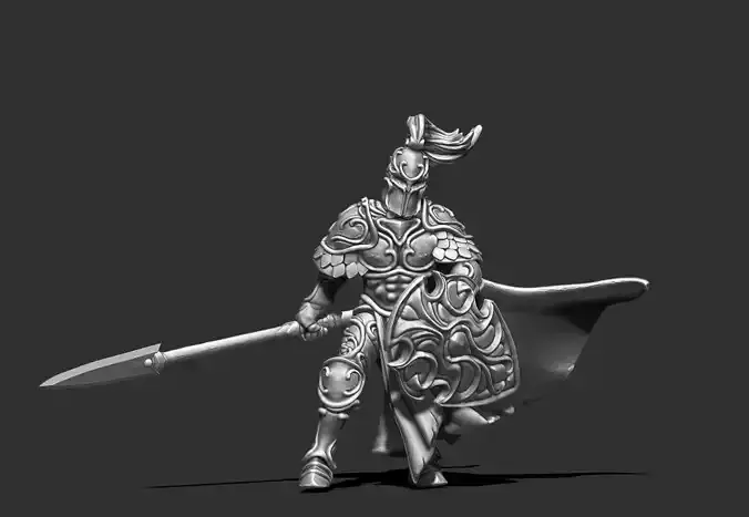 Paladin 35mm scale 3D print model