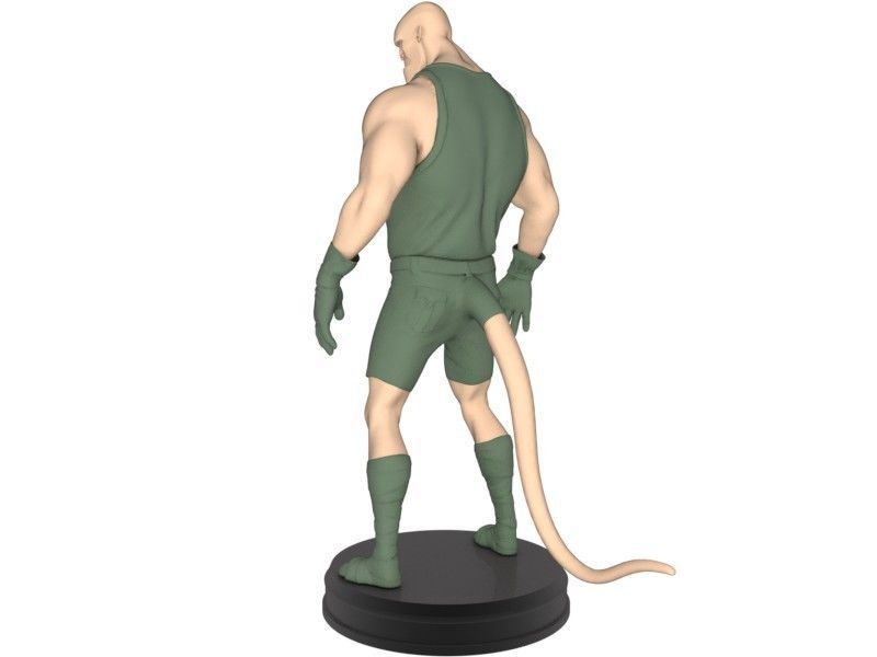 Satan boy Low-poly 3D model_3