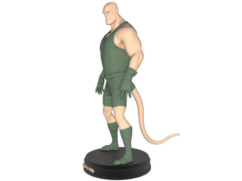 Satan boy Low-poly 3D model_2