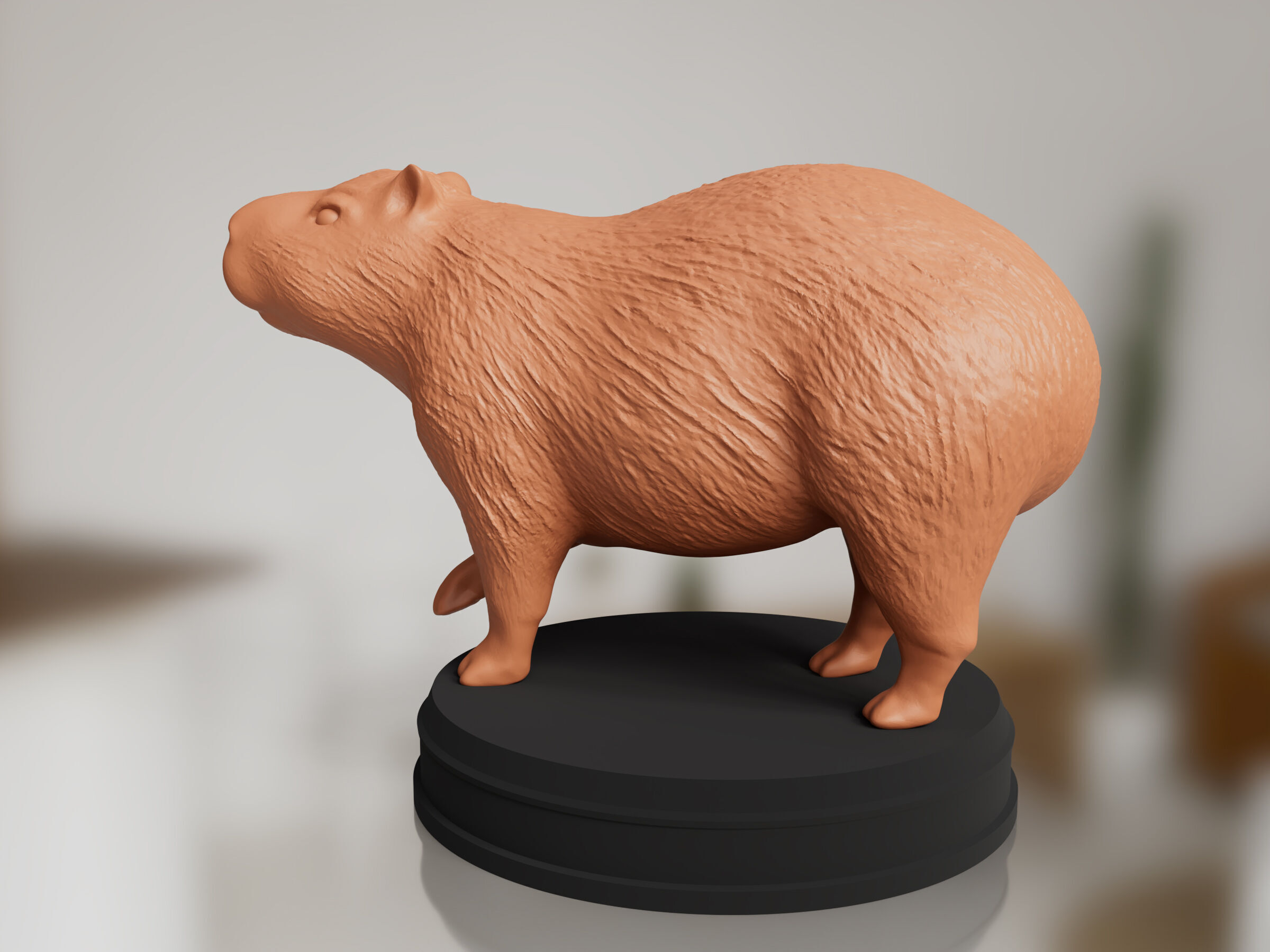 Capybara Printable 3D print model_4