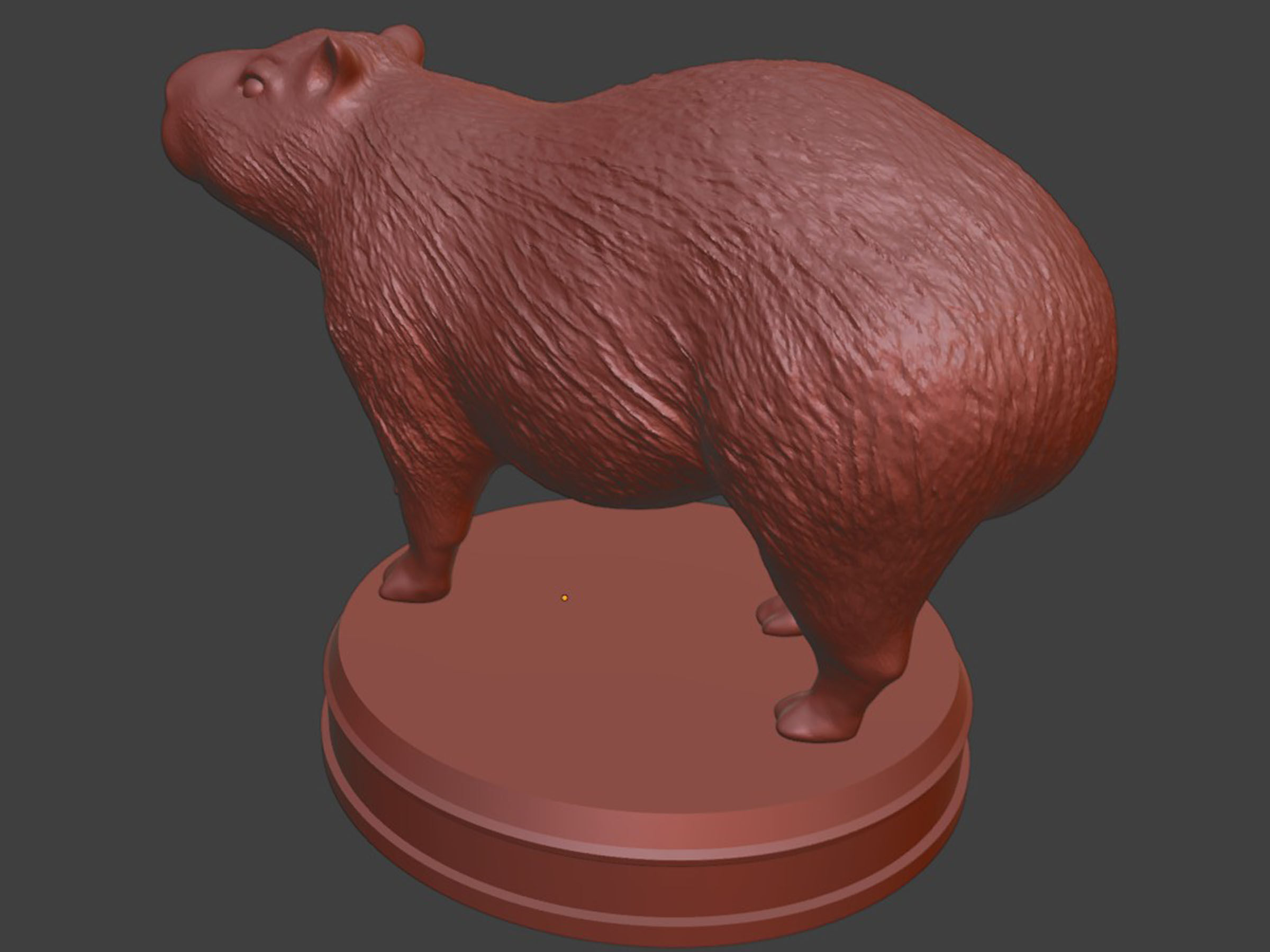 Capybara Printable 3D print model_9