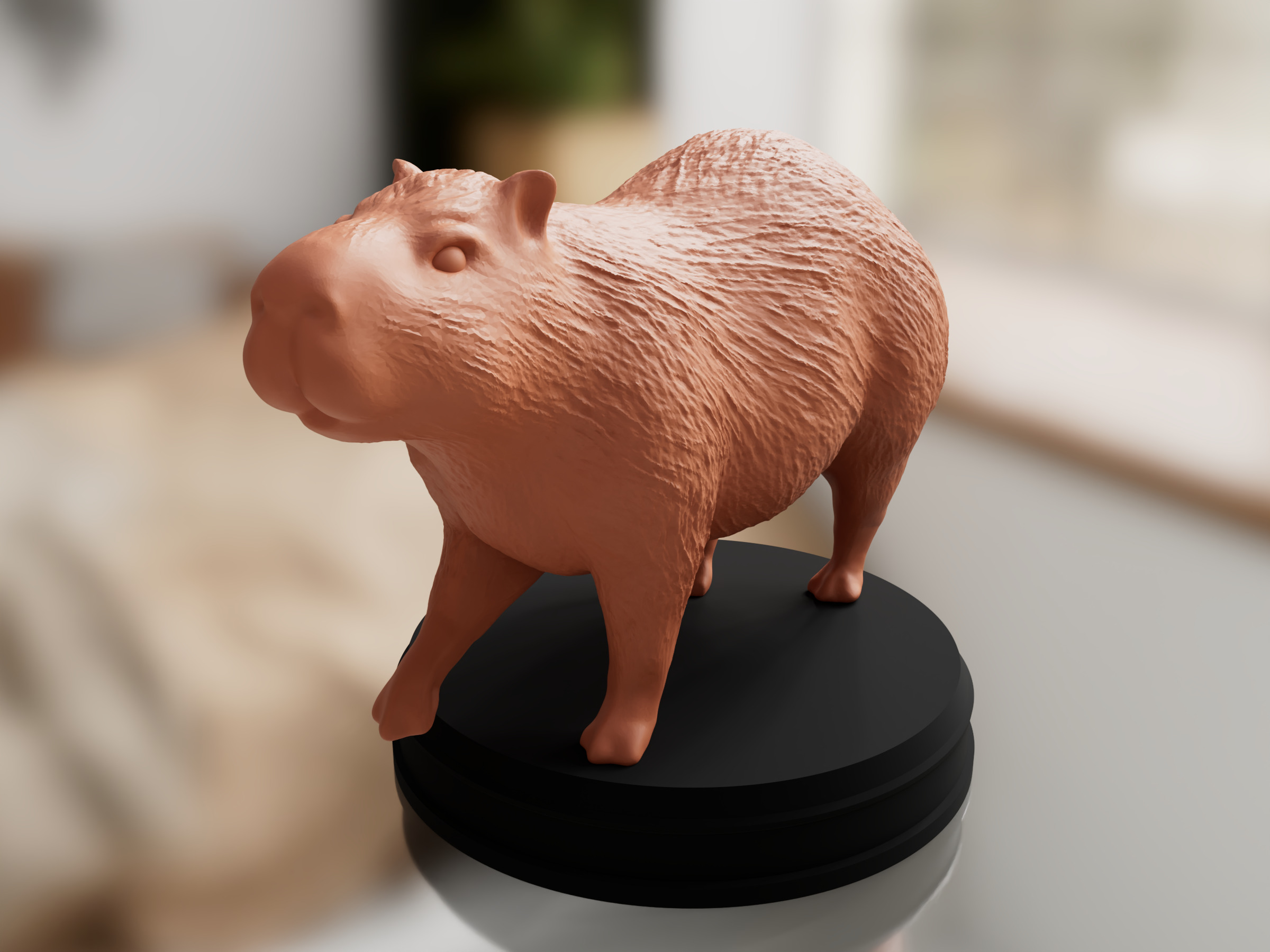 Capybara Printable 3D print model_1