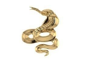 snake pendant 3D print model