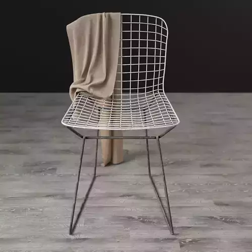 bertoia side chair aged Free 3D model