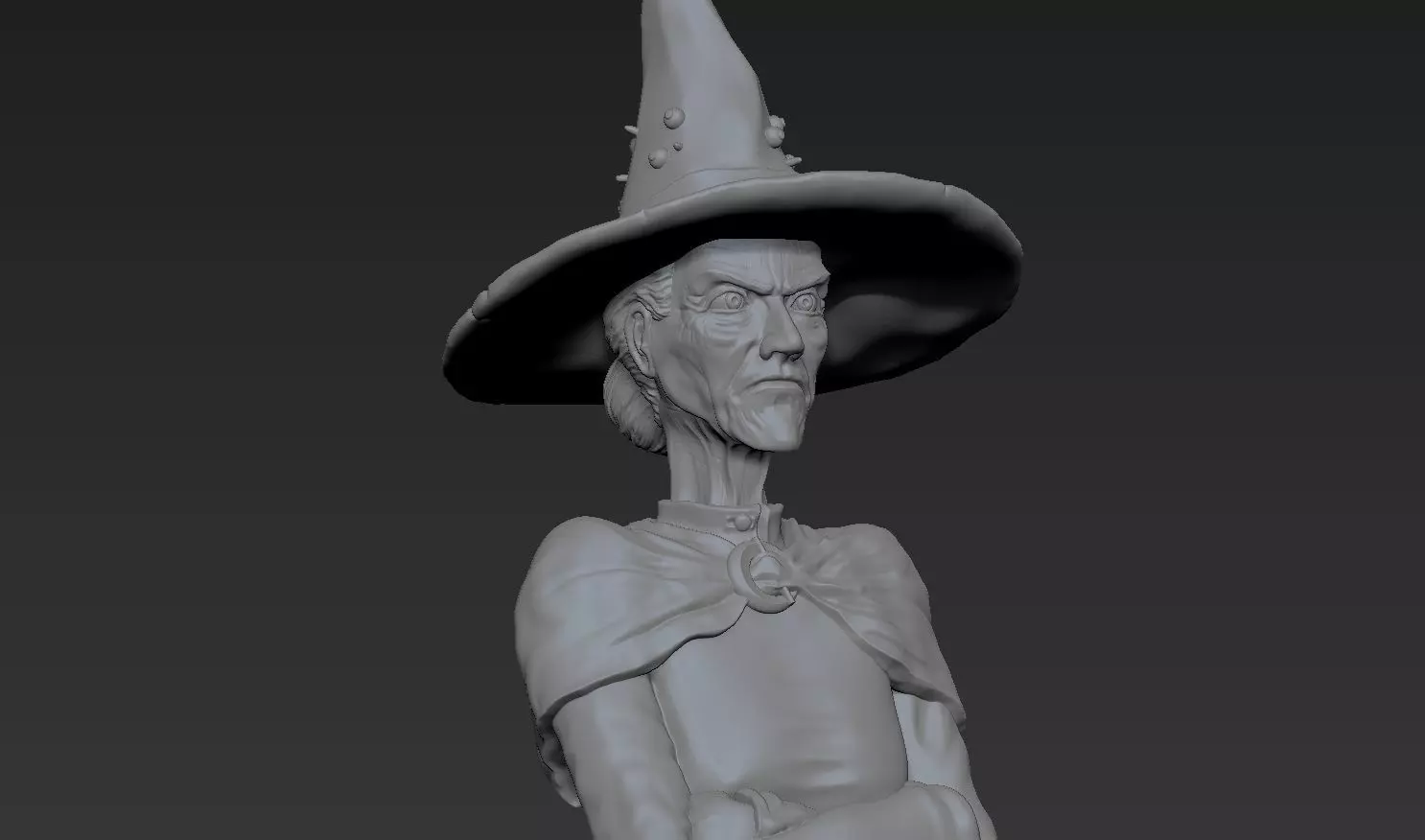 Granny Weatherwax - Discworld - 3D print ready 3D print model_0