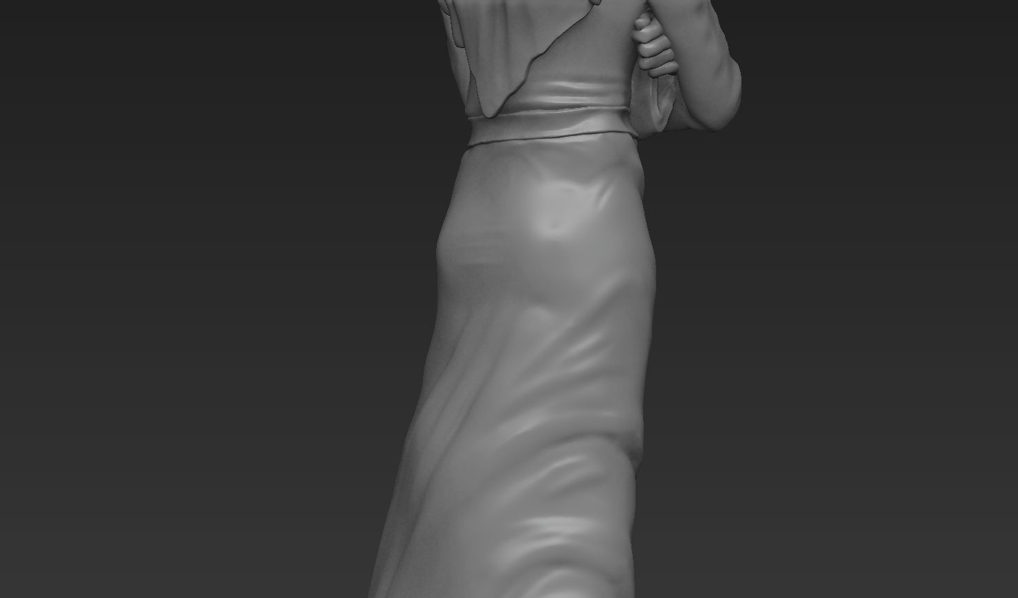 Granny Weatherwax - Discworld - 3D print ready 3D print model_1