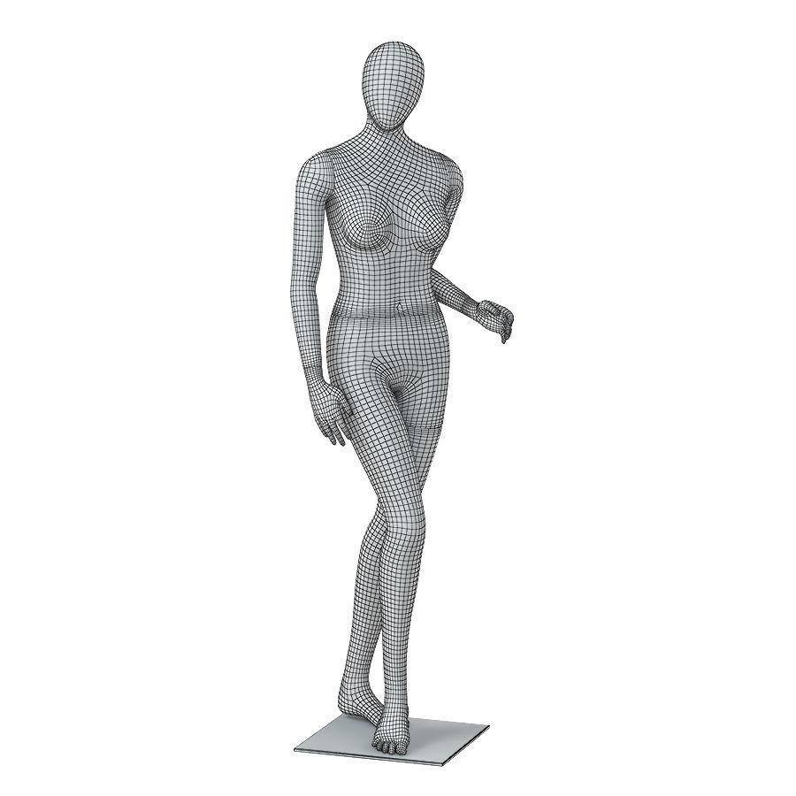 Abstract female mannequin 18 3D model_5