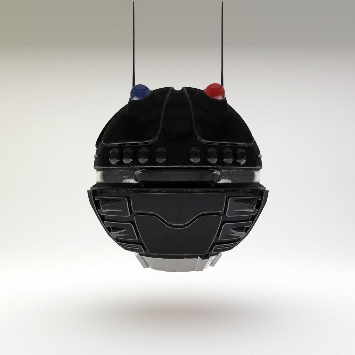 Police Probe 3D model_1