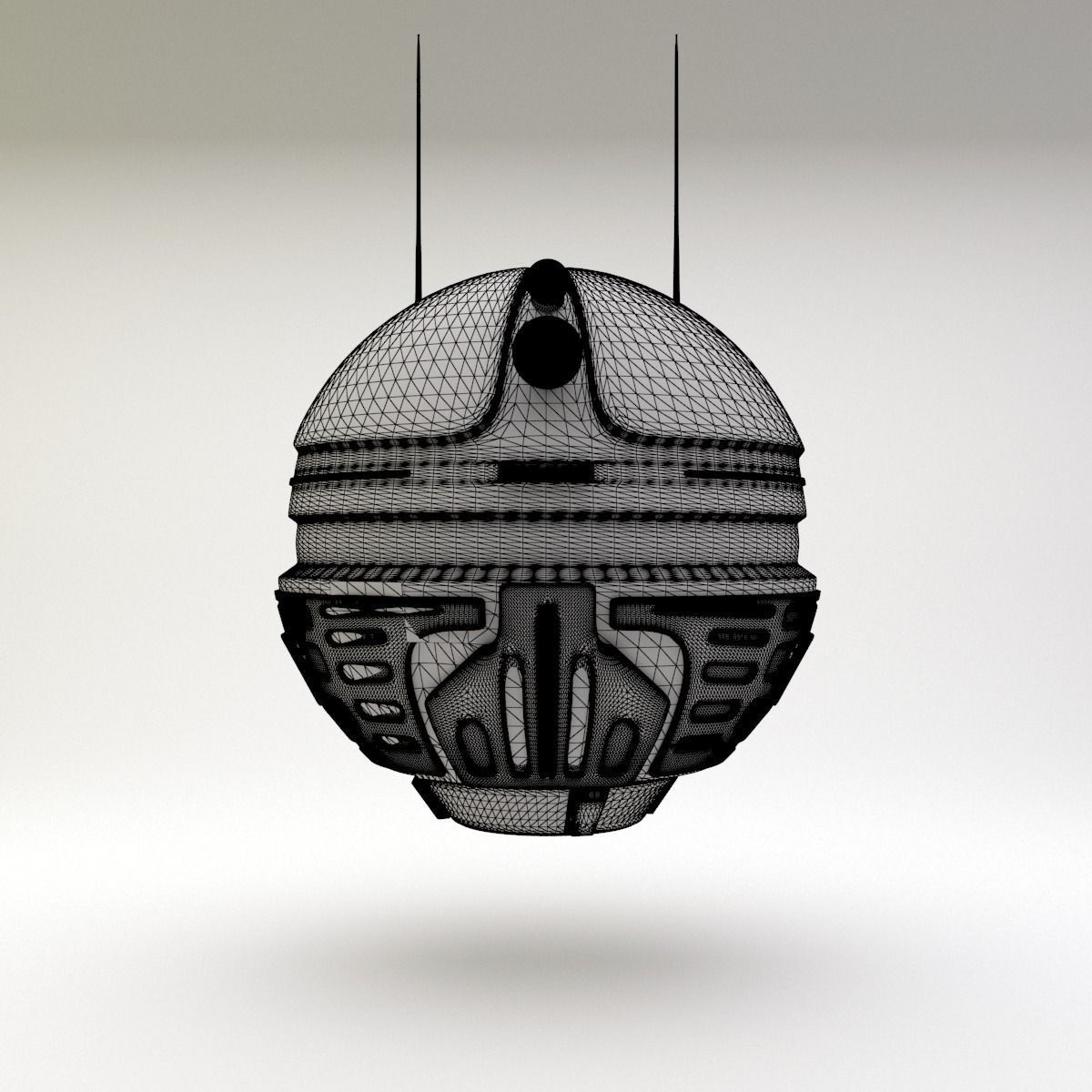 Police Probe 3D model_8