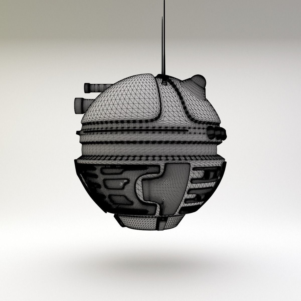 Police Probe 3D model_9