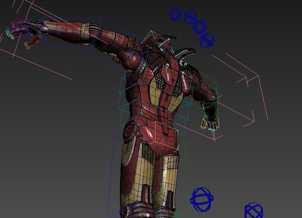 Iron man 3D model_8