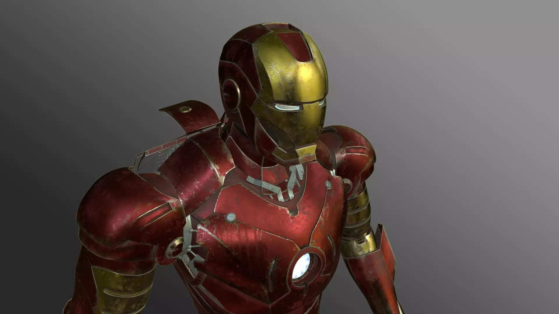 Iron man 3D model_0