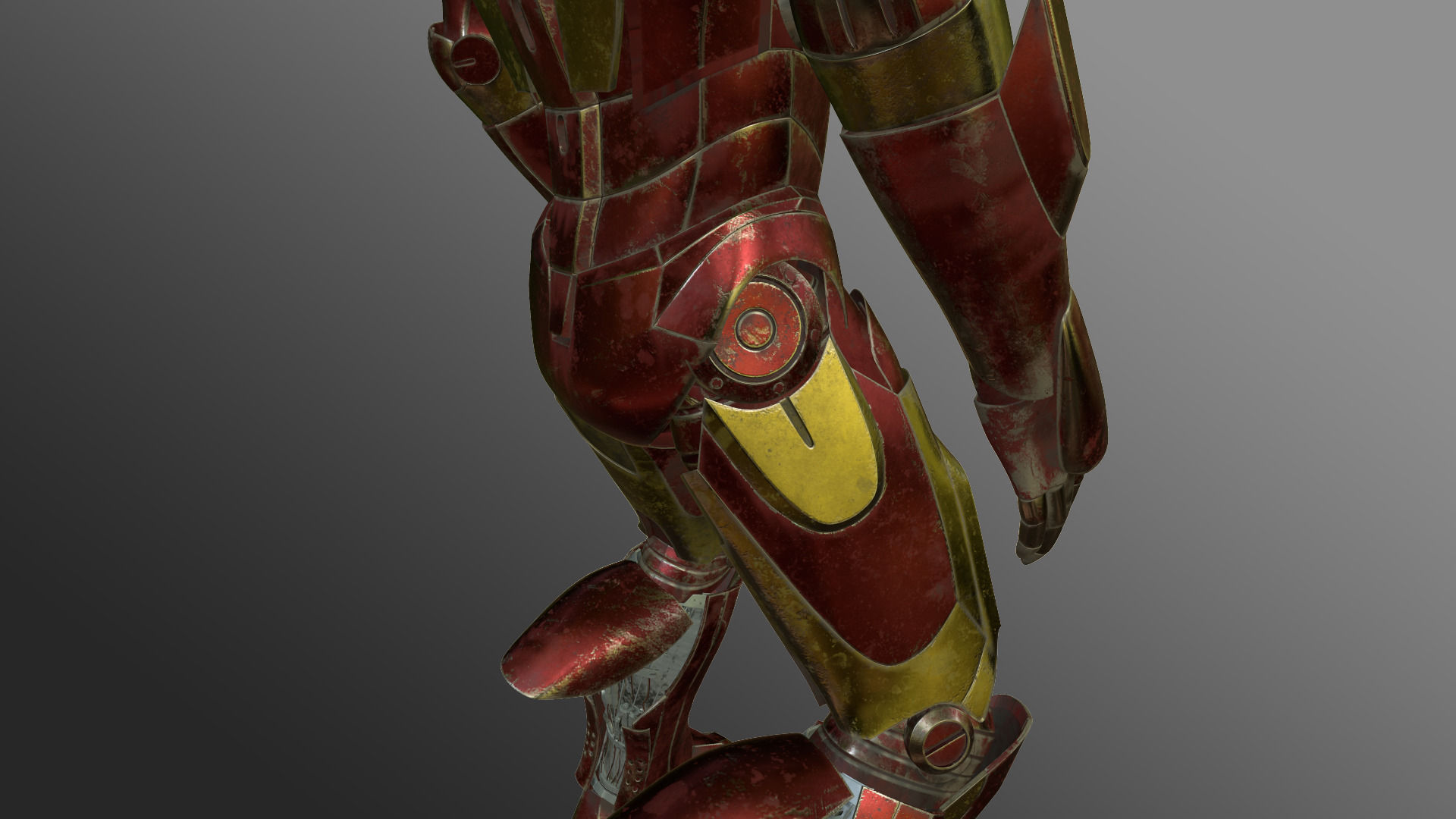 Iron man 3D model_3