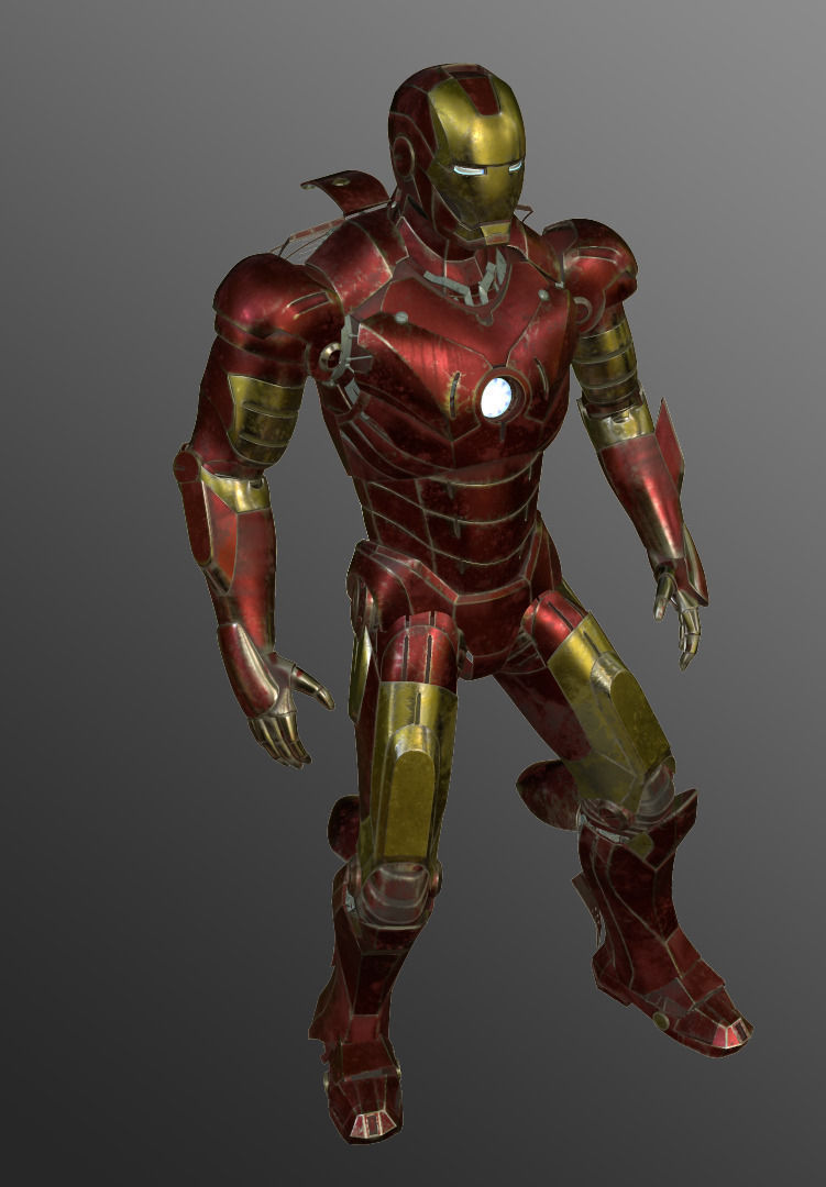 Iron man 3D model_2