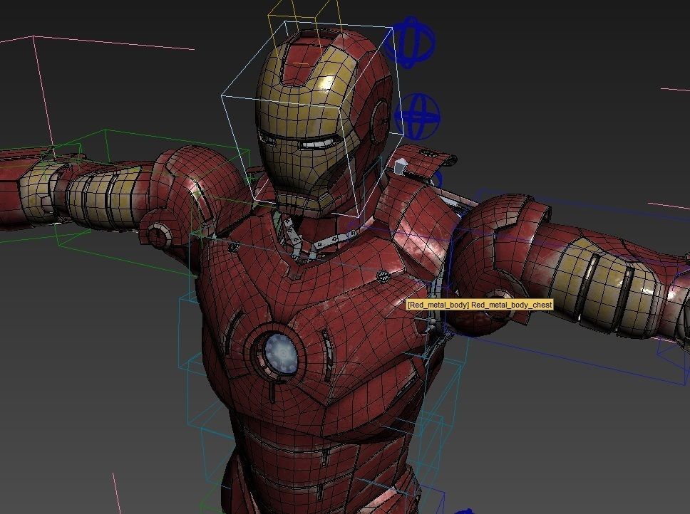 Iron man 3D model_7