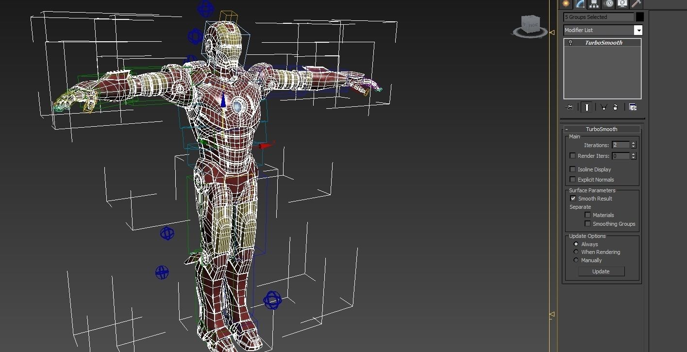 Iron man 3D model_9