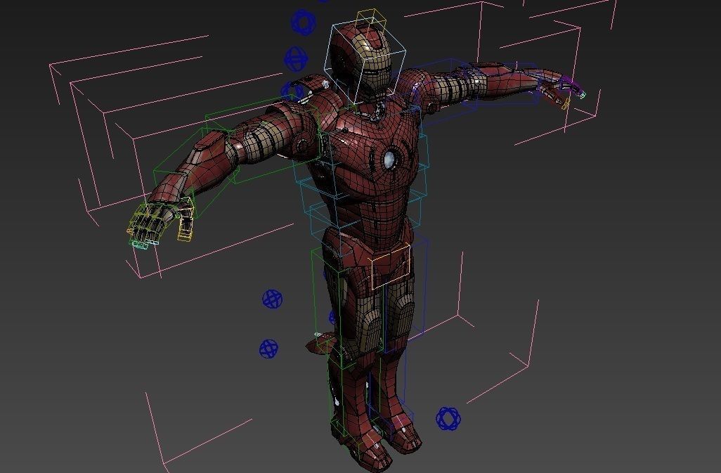 Iron man 3D model_6