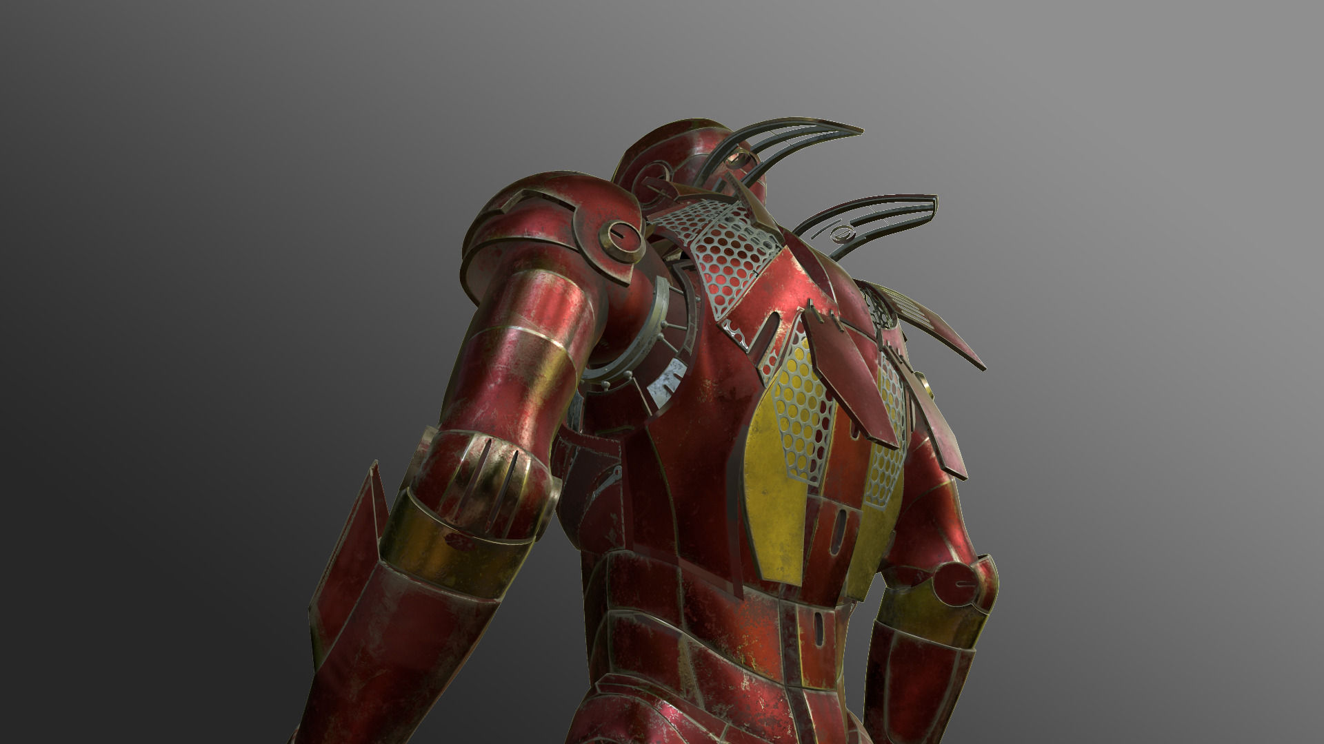 Iron man 3D model_4