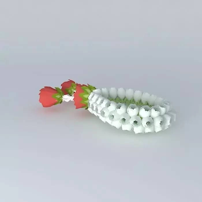 Puang Ma lai Dok Ma li Jasmine Garland Free 3D model_0