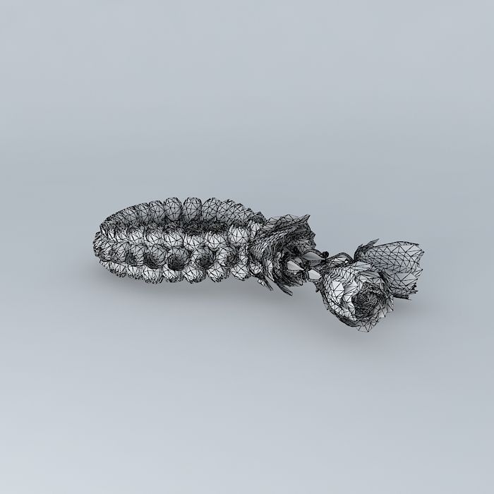 Puang Ma lai Dok Ma li Jasmine Garland Free 3D model_4