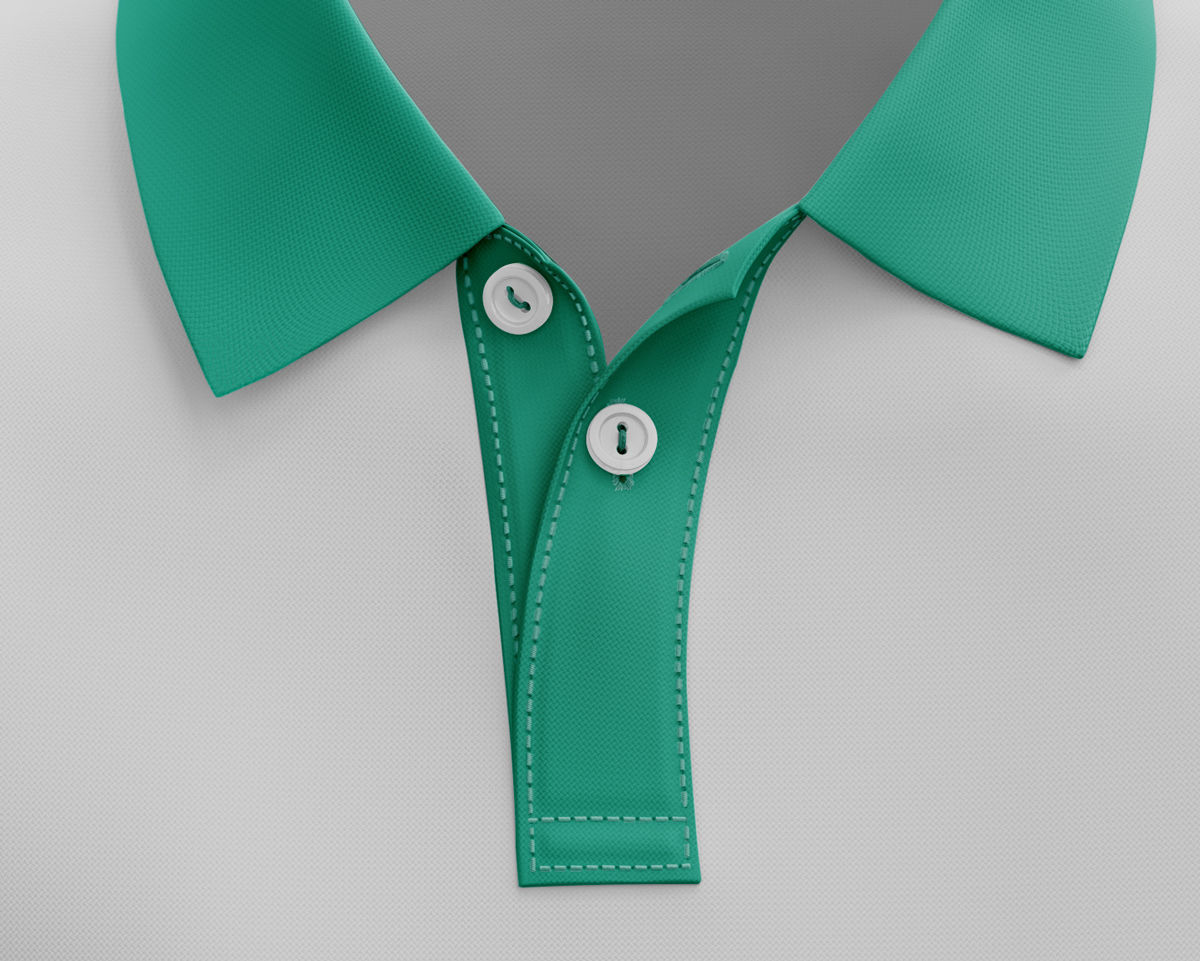Polo t shirt 3D model_1