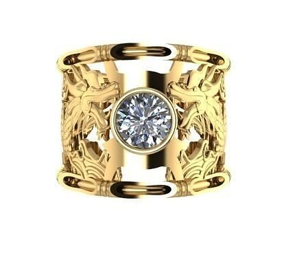 Dragon 3d Ring 3D print model