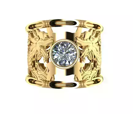 Dragon 3d Ring