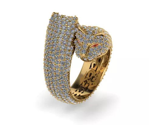 diamond Ring model 3D print model_0