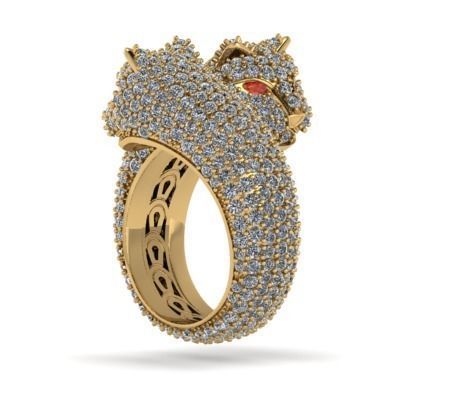 diamond Ring model 3D print model_1