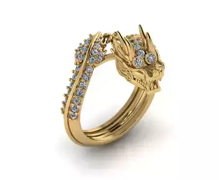 jewelry dragon 3 d