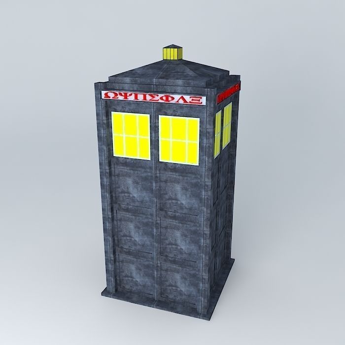 The Quantus Destroyer Class Battle TARDIS Free 3D model_1
