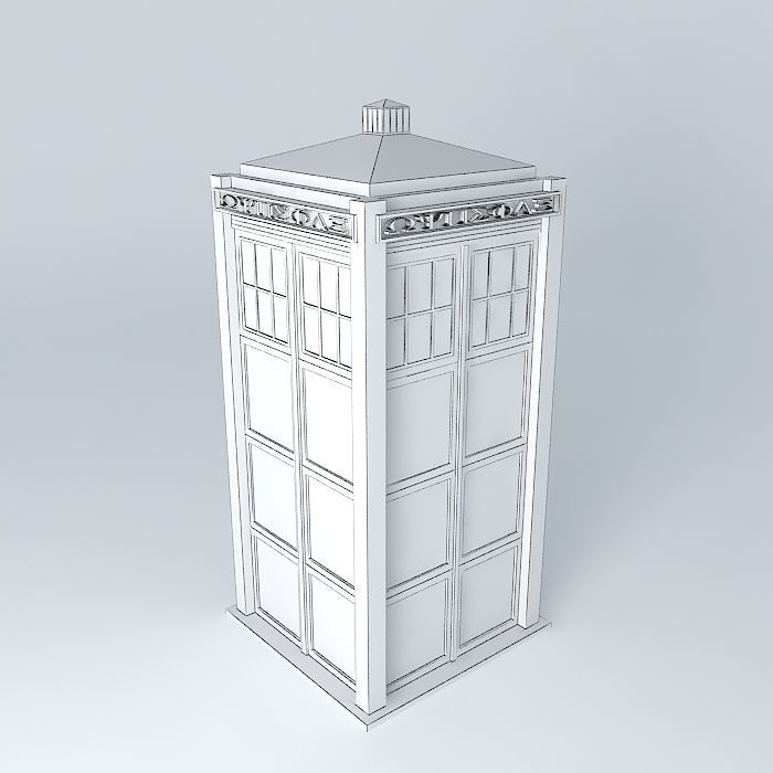 The Quantus Destroyer Class Battle TARDIS Free 3D model_4