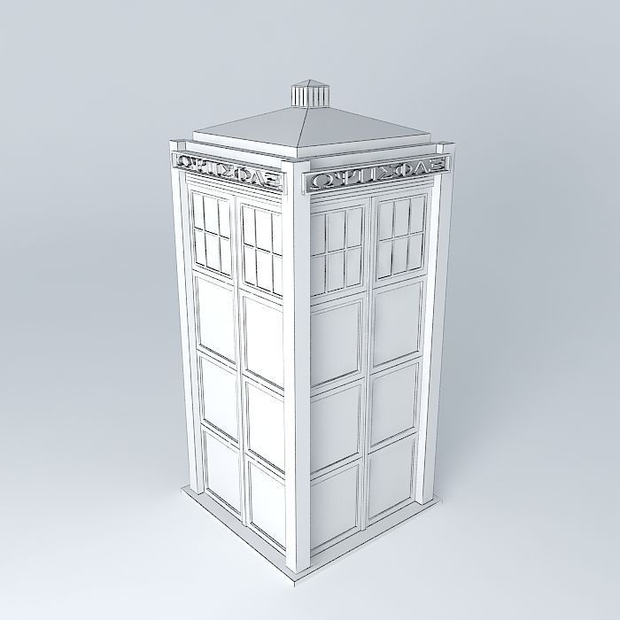 The Quantus Destroyer Class Battle TARDIS Free 3D model_3