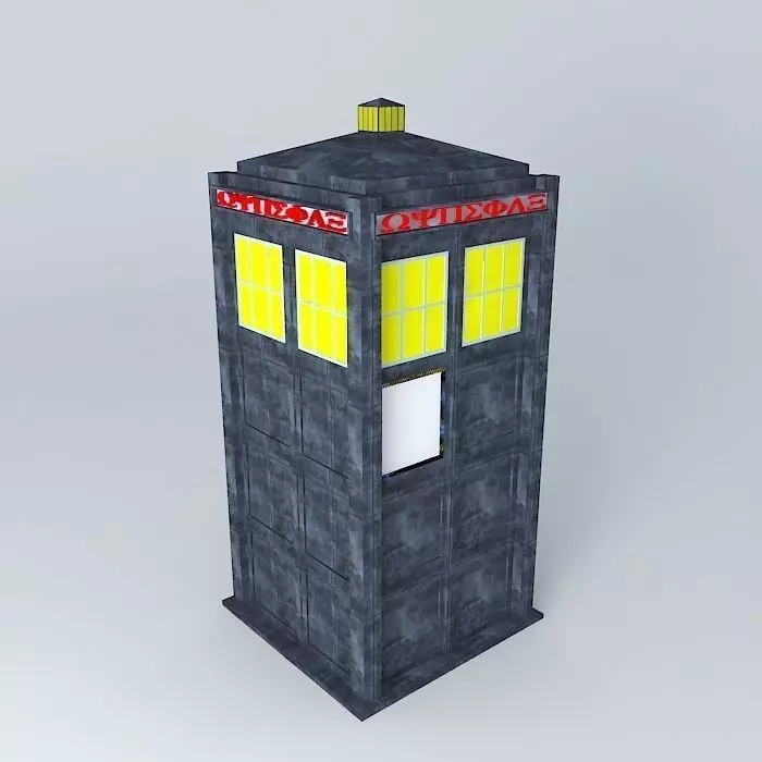 The Quantus Destroyer Class Battle TARDIS Free 3D model_0