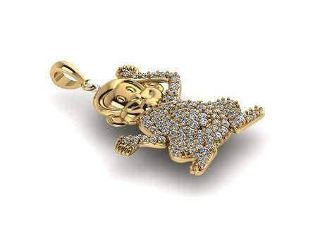 Jewelry monkey  3D print model